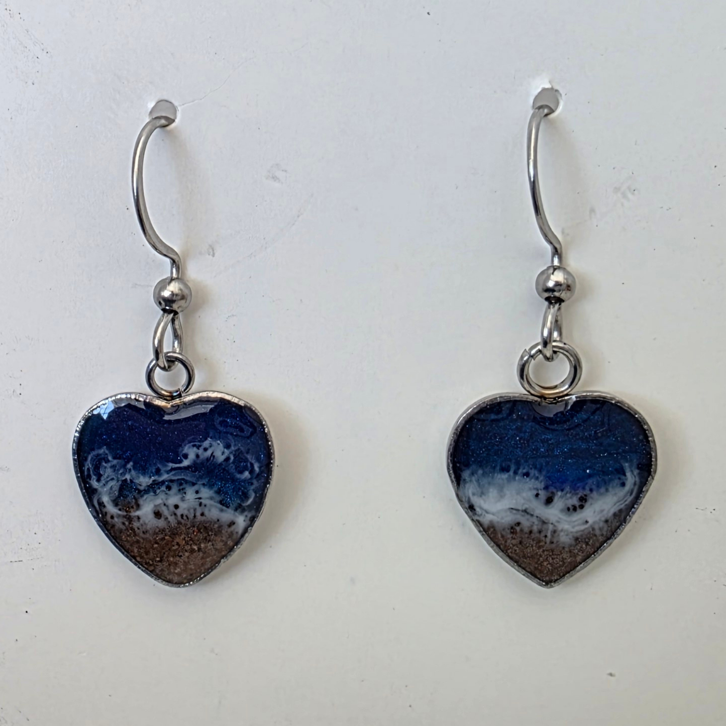 Seaside Stainless Steel Designer Ocean Scene Jewelry with PEI Beach Sand