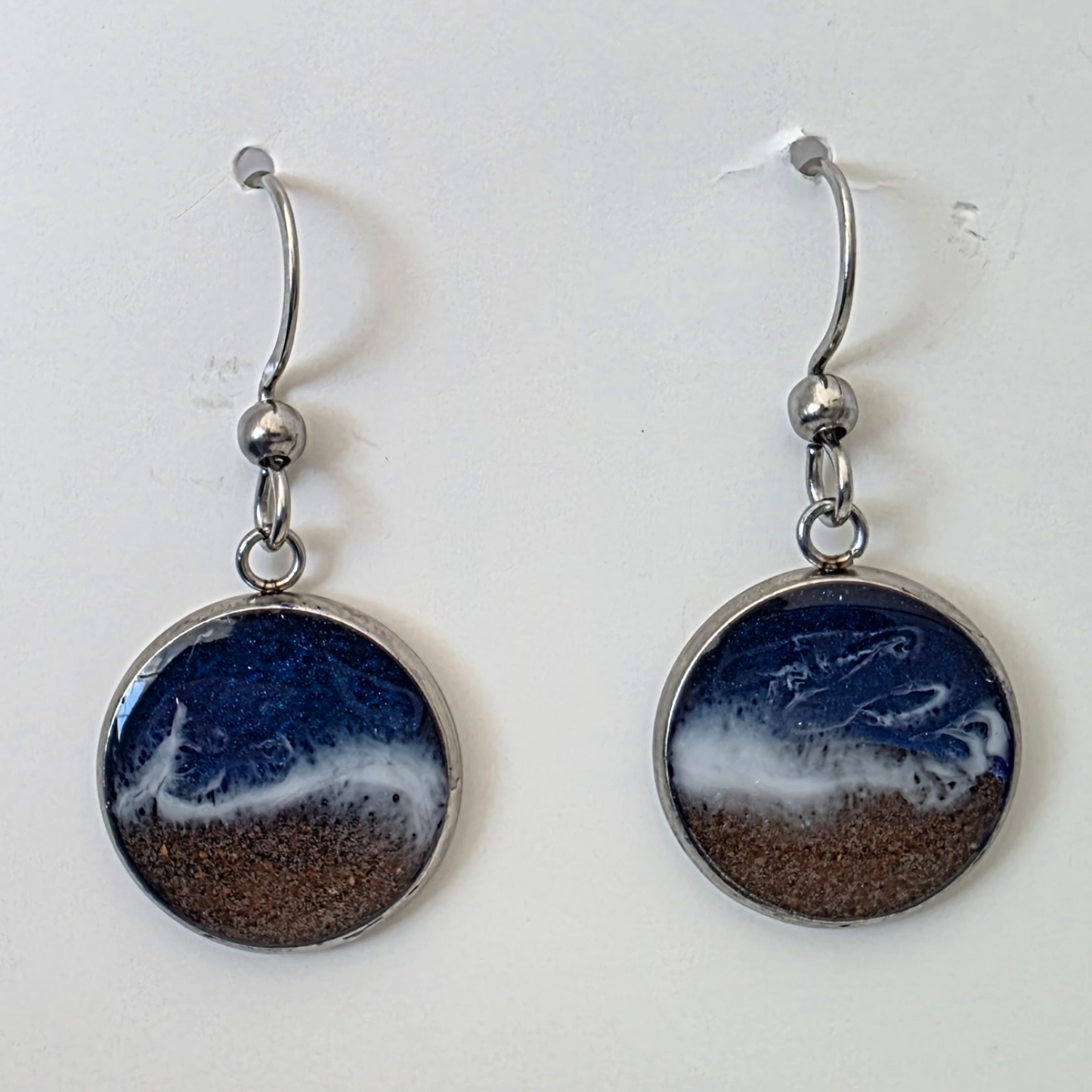 Seaside Stainless Steel Designer Ocean Scene Jewelry with PEI Beach Sand