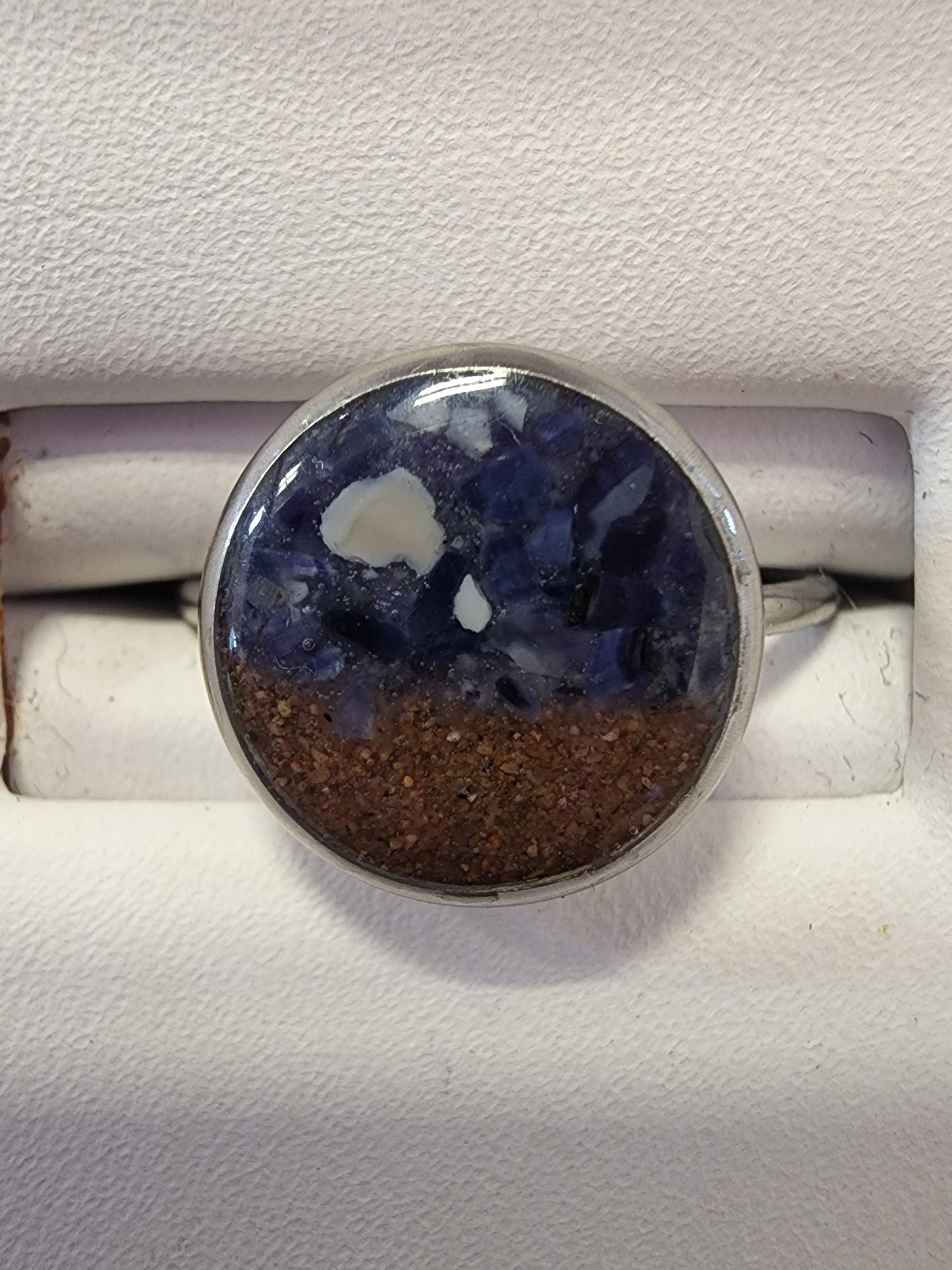 PEI Beach Sand Designer Rings - Stainless Steel