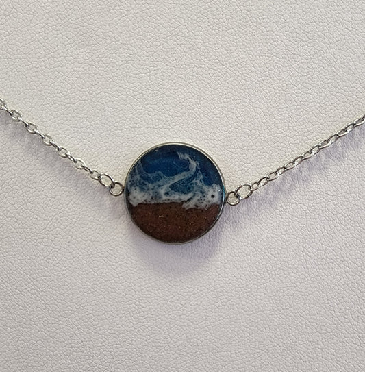 PEI Beach Sand Designer Pendants - Stainless Steel