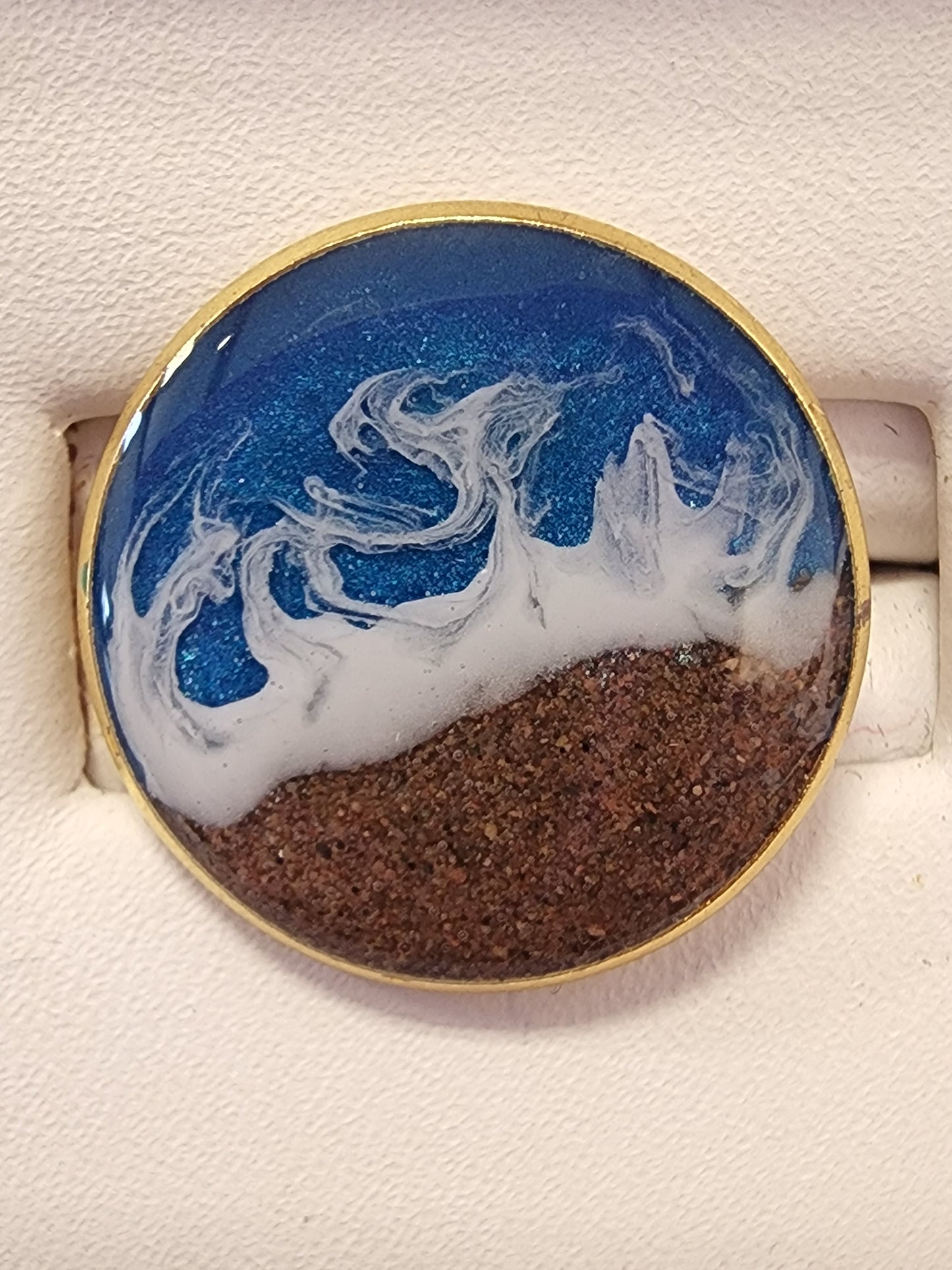 PEI Beach Sand Designer Rings - Stainless Steel