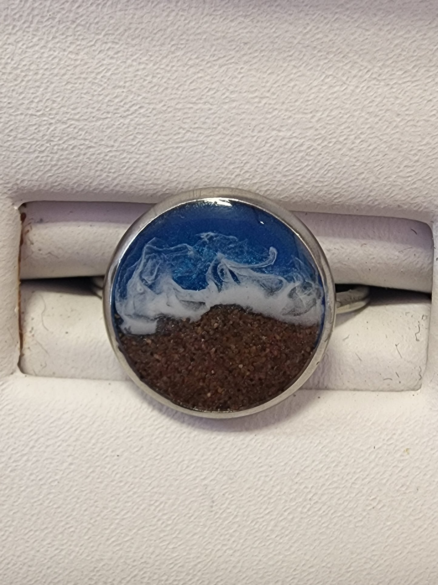 PEI Beach Sand Designer Rings - Stainless Steel
