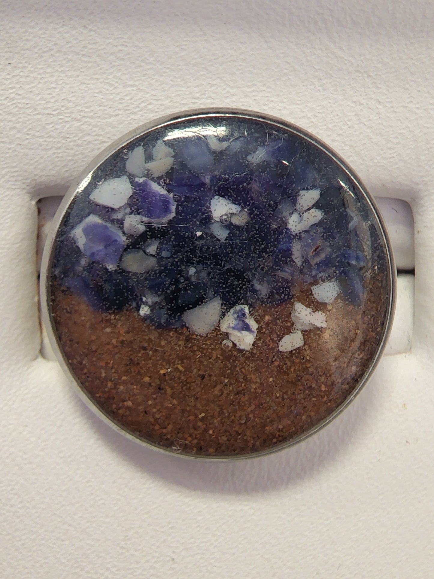 PEI Beach Sand Designer Rings - Stainless Steel