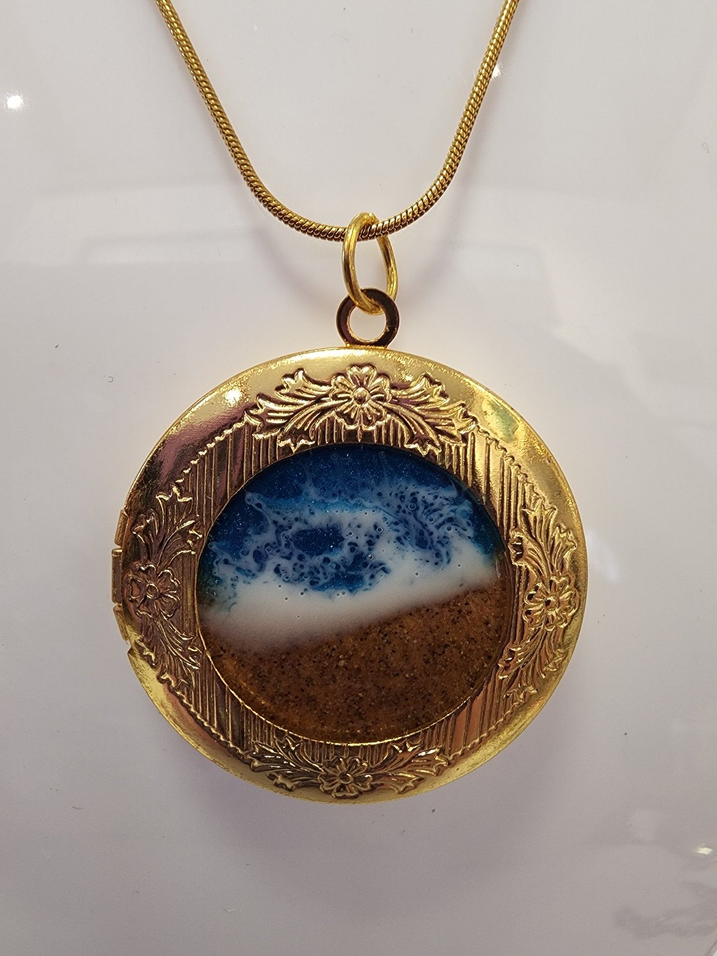 PEI Beach Sand Designer Pendants - Stainless Steel