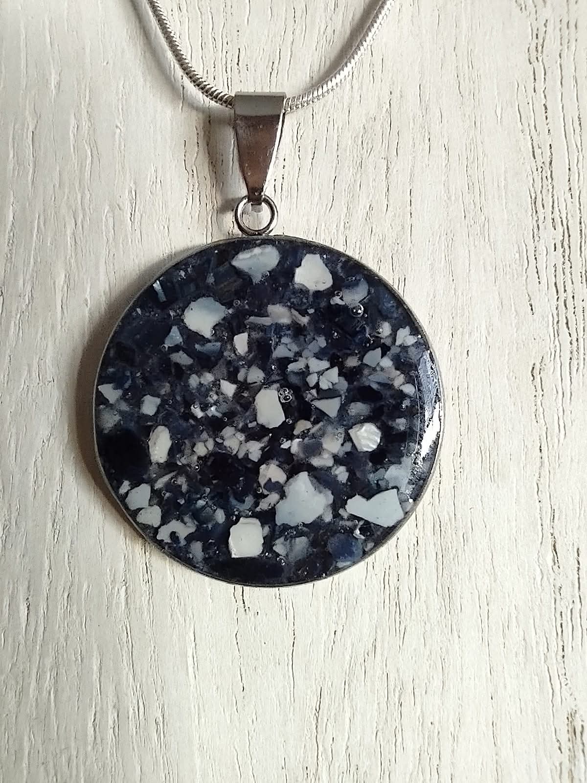 PEI Beach Sand Designer Pendants - Stainless Steel