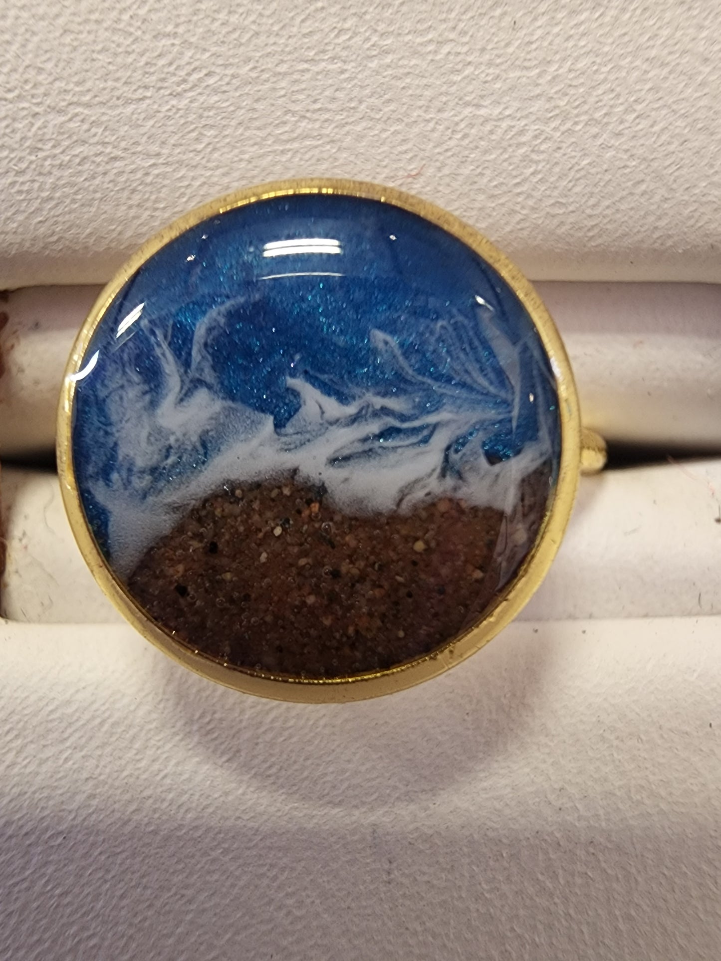 PEI Beach Sand Designer Rings - Stainless Steel