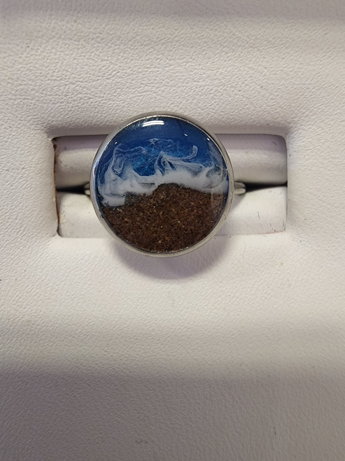 PEI Beach Sand Designer Rings - Stainless Steel